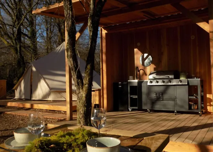 Campismo de Luxo Tente Vue Avec 2 *